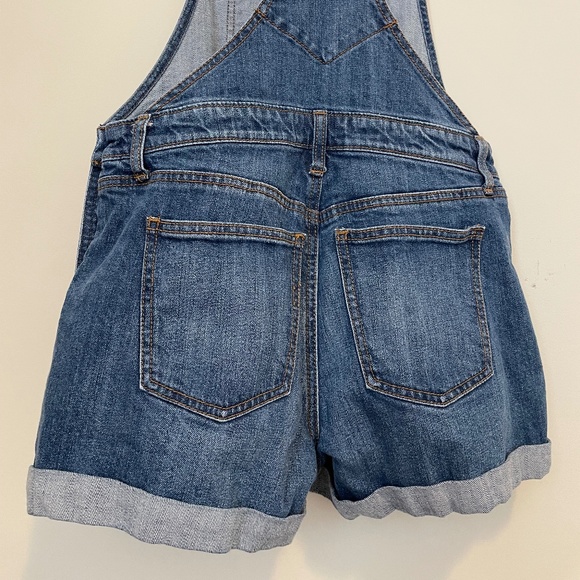 Old Navy distressed denim shortall size S - Picture 5 of 5